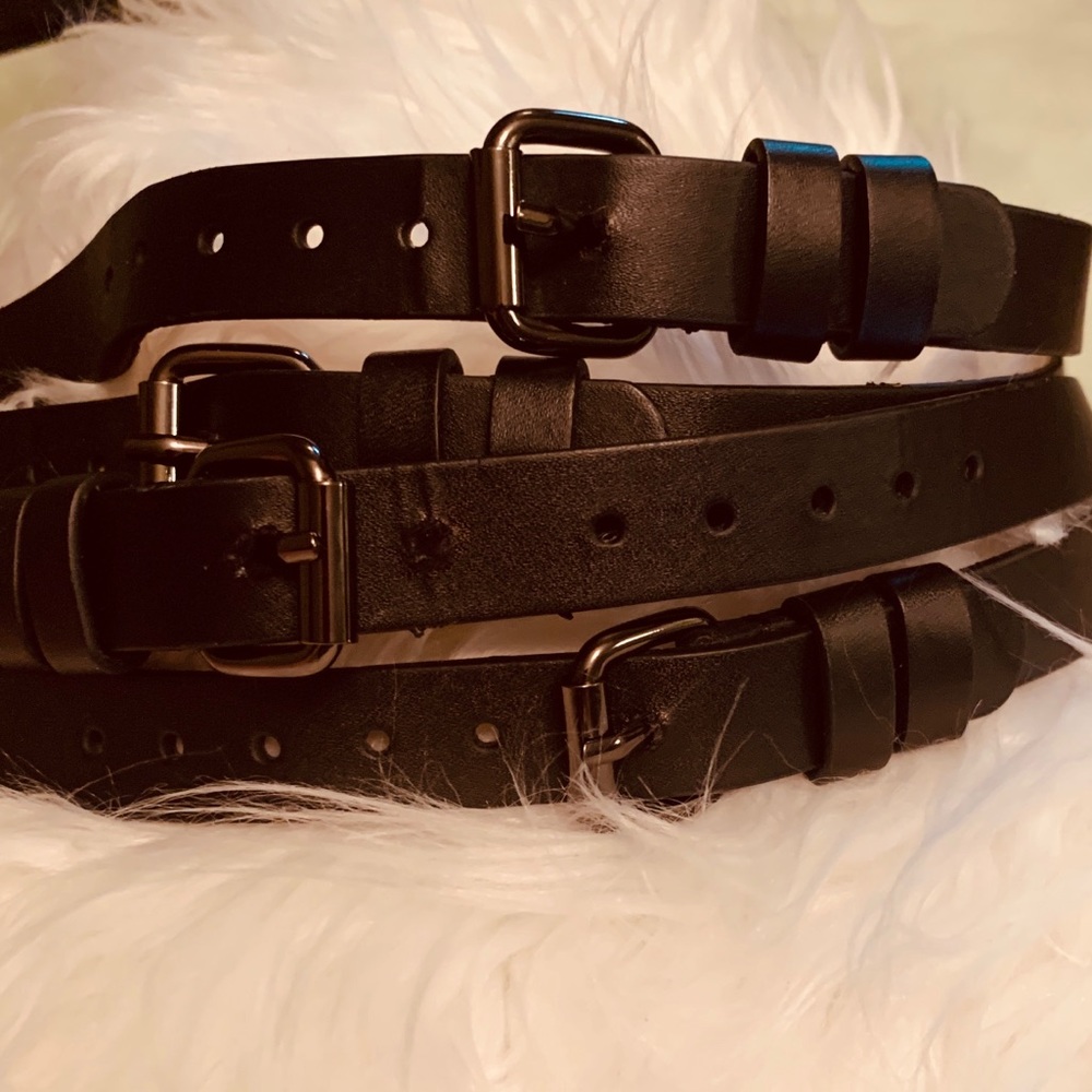 BcbgMaxazria Punk black belt.